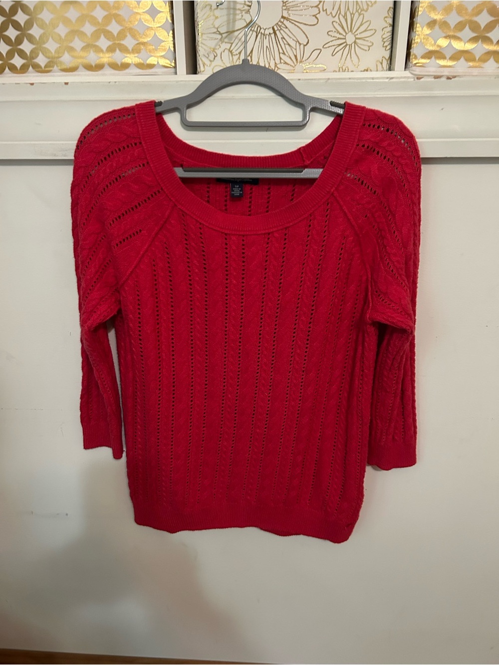 Women's Knit Sweater - Classic Openwork Design